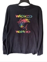 Koloa Surf Company Wicked Wahoo Fish Mens T Shirt Size M Tie Dye Black Beach - £9.73 GBP