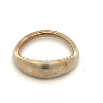 Vintage Sterling Signed 925 ALE Pandora Liquid Silver Plain Band Ring size 7 - £50.60 GBP