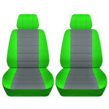 Front set bucket seat covers fits Chevy Silverado truck 2008 to 2021 Nice Colors - $79.99