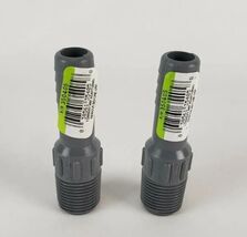 (Lot of 2) Genova Boat Hose Fitting 350405 Grey Plastic 3 1/8 Inch New - $9.90