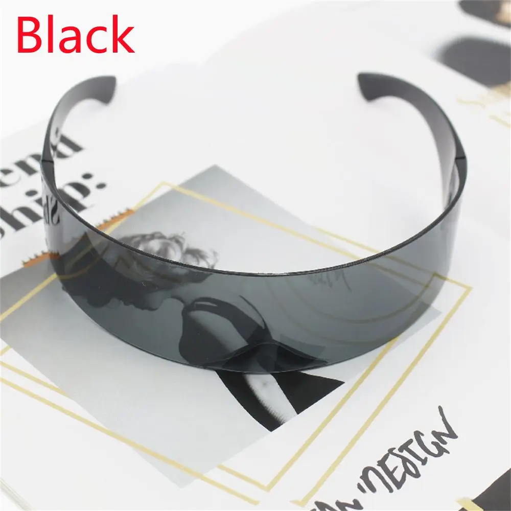 Ses women men oversized trendy wrap around sunglasses punk one piece goggles sports sun thumb200