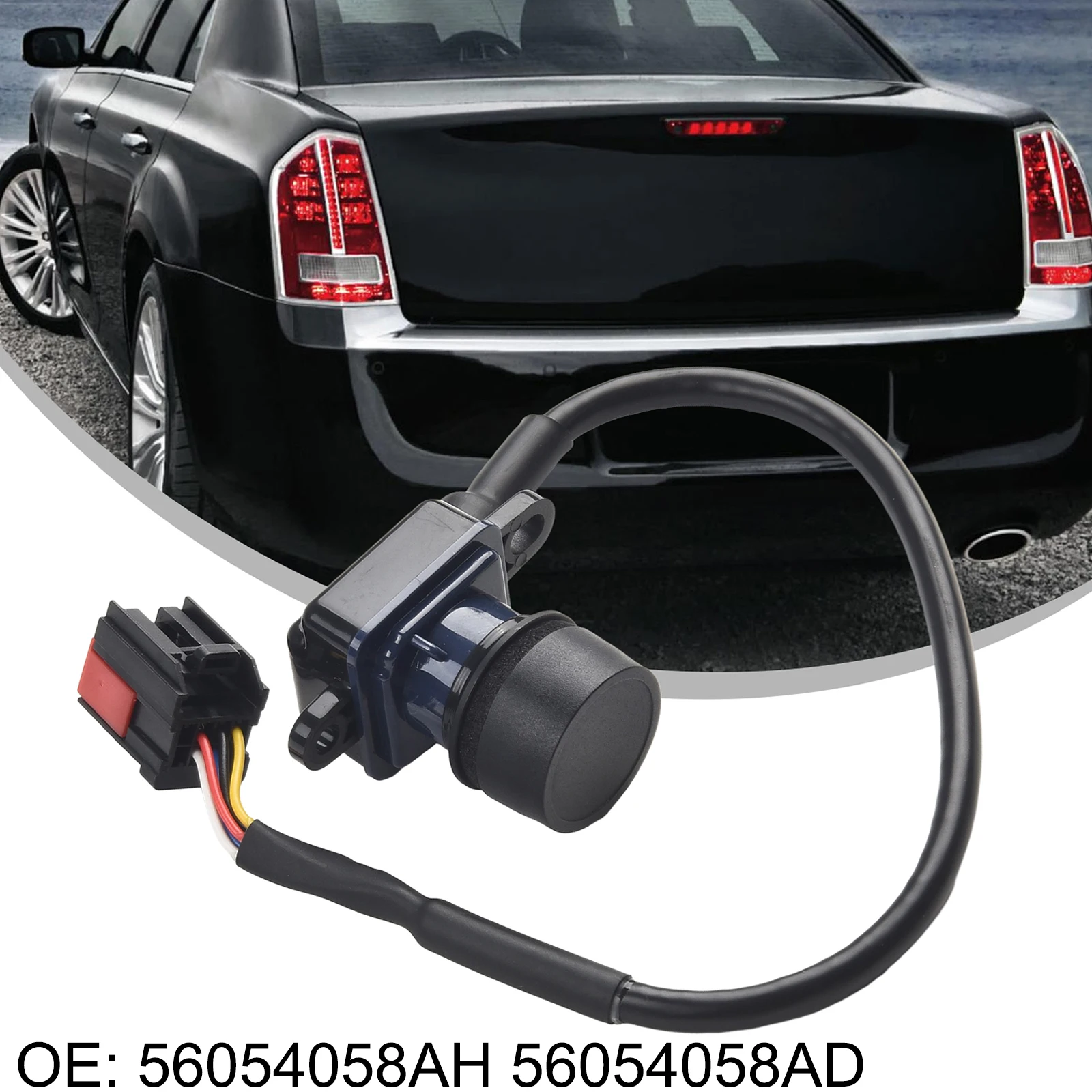 Car Black Backup Camera for Chrysler 300 2011-2014 and Charger 11-14, 56054058 - £37.23 GBP