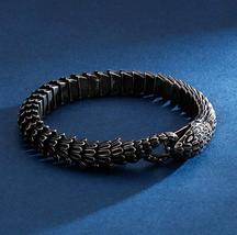 New Viking Ouroboros Retro Punk Bracelet Men&#39;s Fashion Jewelry Hip Hop Street Cu - £16.89 GBP