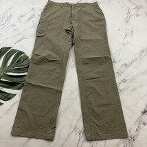 Mountain Khakis Mens Cargo Pants Size 36x34 Relaxed Fit Nylon Stretch Green - $32.66