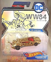 2020 Hot Wheels DC Comics Character Cars WW84 Wonder Woman THE CHEETAH Gold/Gray - $10.93