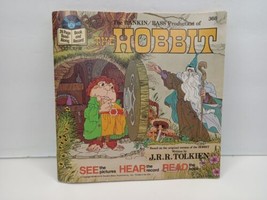 The Hobbit Book &amp; Record 33 RPM 7&quot;/45 J.R.R Tolkien 1977 Disneyland Rankin/Bass - £19.97 GBP