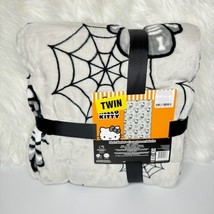 Hello Kitty Halloween Spider Web &amp; Skeleton Blanket 60 x 90&quot; NWT - $68.00