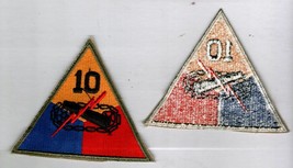 10th Armor Division Full Color WW2 Era Patch Original - £3.93 GBP