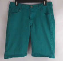 Riders By Lee Women&#39;s Teal Jean Shorts Size 14 - $14.84