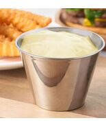 small PREP BOWL 6 oz capacity Stainless Steel Diswasher Safe rOund 2.5 i... - $336.64 MXN