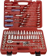 Mechanics Tool Set Drive Socket Wrench Ratchets, Sae/Metric, - $79.87