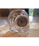 Lenox Ovations Azar Crystal Shelf Mantel Desk Clock Signed New Battery G... - $650.86 MXN