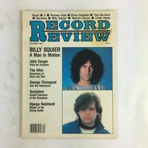 December 1982 Record Review Magazine  Billy Squier A man in Motion John Cougar - £21.64 GBP