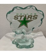 NHL Dallas Stars 1999 Stanly Cup Commemorative Etched Glass Signed Statue - $199.94