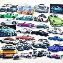 25pc Decal Vinyl Stickers of Porsche 911 930 964 993  for Laptop Cellphone - $11.30