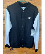 New Balance Boys Youth Fleece Bomber Jacket, Size XL 18/20 Grey/Black NB - $299.10 MXN