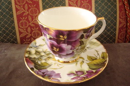 Duchess England, Violets Pattern, cup and saucer, ORIGINAL [95H] - $54.45