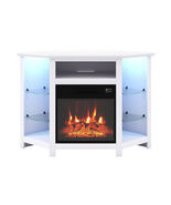 Fireplace Corner TV Stand with LED Lights and Smart APP Control for 50 I... - $6,851.30 MXN