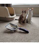Cat Litter Scoop Metal Cat Scooper Long Handle Poop Sifting Mesh Shovel ... - $227.90 MXN