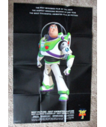 TOY STORY 3 MOVIE POSTER DISNEY PIXAR BUZZ LIGHTYEAR WOODY 40"X27" 2-SIDED - $7.91