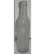Vintage Clear JM Erts Poughkeepsie NY Glass Bottle Prop Vase Barn Dig Dump - £6.96 GBP