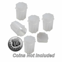 Medallion (Silver Round) Square Coin Tubes by Guardhouse, 39mm, 5 pack - $11.49