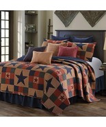 3 pc BLUE STAR LODGE QUILT CABIN AMERICAN MOUNTAIN $174.99 MSRP - $54.26 CAD