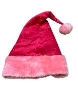 Victoria&#39;s Secret Pink Velvet &quot;Santa Baby&quot; Vintage Hat with Rhinestones - £55.50 GBP