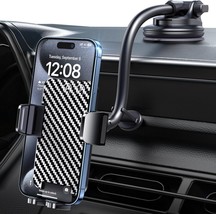 Phone Holders for your Car Long Flexible Neck Car Phone Mount Anti Shake Stabili - £25.87 GBP