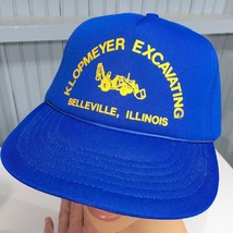 Klopmeyer Excavating Belleville Illinois VTG Snapback Baseball Cap Hat - £13.61 GBP