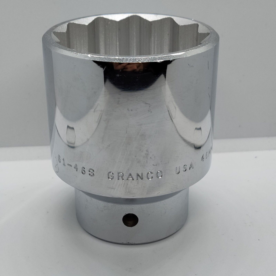Granco 3/4 Dr Socket 46mm Metric 61-46S USA New!! Chrome - $39.98