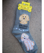 socks  size 9-11 Foozy&quot;s Canine collection Golden Doodle Brand New - £6.13 GBP