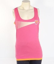 Puma Signature Pink &amp; Orange Racer Back Cotton Layering Tank Women&#39;s NWT - £19.97 GBP