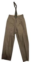 WW2 US Army Button Fly Wool Officer's Pants Size 30x31 Barely Worn + Tie - $133.65