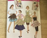 Vtg 1940s Reprint Aprons 4 styles Small med Large sewing Simplicity 2592... - $12.19