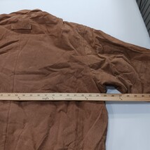 VTG Ash Creek Trading Mens L Insulated Bomber Jacket Brown Suede Genuine Leather image 7