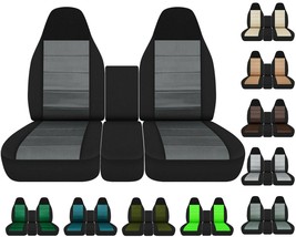 40-20-40 Front set car Seat covers Fits Ford F150 truck 1993 to 1998 Nice Colors - $109.99