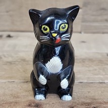 Vtg Black Cat F&amp;F Mold &amp; Die Plastic KEN-L-RATION Pepper Shaker W/Stopper - £7.62 GBP