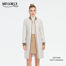 MIEGOFCE 2023 Spring Autumn New High Quality Mid-Length Women&#39;s Coat Long Sleeve - £90.95 GBP