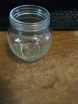 Vintage Hazel Atlas Nut Ginder 5935 Glass Jar Part - $5.94