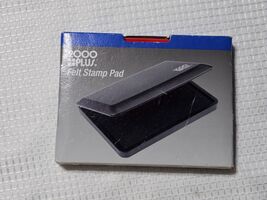 COSCO 2000 PLUS One-Color Felt Stamp Pad, #1, 4.25" x 2.75", Red - $10.79