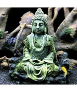Resin Buddha Statue Aquarium Decor - 13x5x16cm - Zen Aquascaping Ornamen... - $465.82 MXN