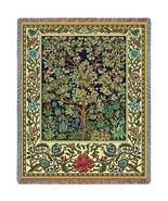 72x54 TREE OF LIFE Floral William Morris Tapestry Throw Blanket - £49.61 GBP