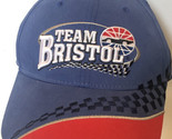 Team Bristol Baseball Hat Cap Racing Adjustable Blue ba2 - $7.91
