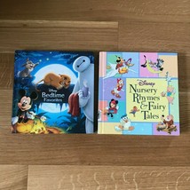 Lot of 2 Disney BEDTIME FAVORITES &amp; Nursery Rhymes &amp; Fairy Tales Hardcover Books - £8.17 GBP