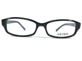 Kilter Kids Eyeglasses Frames K5005 001 BLACK Blue Rectangular Cat Eye 50-16-135 - £41.80 GBP