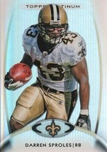 Darren Sproles 2012 Topps Platinum Thick Cut Glossy Parallel # 44 - £1.38 GBP