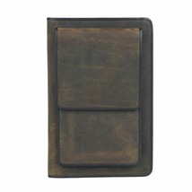 Myra Bags #4524 Leather 7&quot;x4.5&quot; Travel Holder~Slots~RFID Blocking~Unique... - $30.87