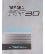Yamaha RY30 Drum Machine / Rhythm Programmer Original Owner&#39;s Manual Boo... - $930.30 MXN