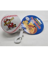 Vintage Garfield PonchoBalls Plastic Baseball Keychain with poncho insid... - £15.80 GBP